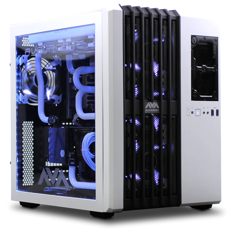 水冷ブロックと硬質チューブを使った本格水冷PC
