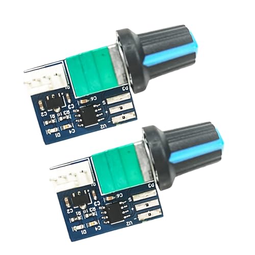 Bbajszx 高精度 PWM ファン速度コントローラ 12V 4 ピン調整可能な電圧 広範囲のデューティ サイクル制御を備えた冷却システム モジュール ケース ファン速度コントローラ PWM シングル チャネル