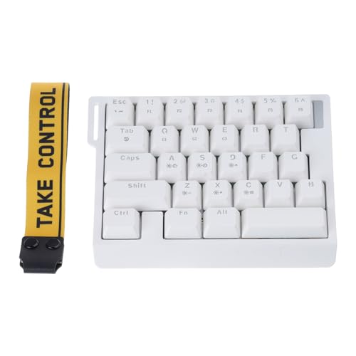 YPBEW 片手メカニカルゲーミングキーボードプロフェッショナルゲーミングキーパッドホットスワップ可能スイッチキーボードポータブルメカニカル