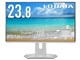 I-O DATA IODATA EX-C243SMW-F ワイド液晶ディスプレイ 23.8型/ 1920×1080/ HDMI、DisplayPort、USB-C、RJ-45/ ホワイト/ スピーカ…