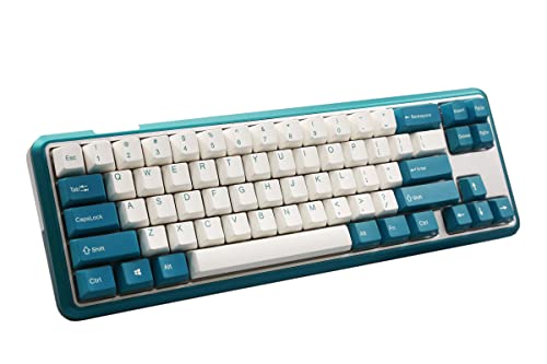 VARMILO Sword 2-68 トワイライト グリーン ホワイト LED 65% ダイサブ PBT アルミニウム メカニカル キーボード (Varmilo EC Rose V2)