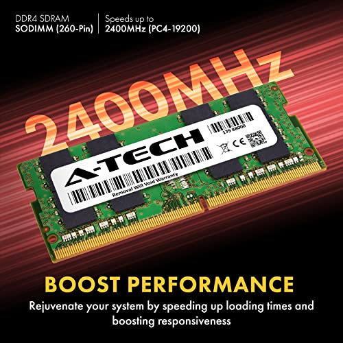 A-Tech 16GB RAM HP 22-dd0210、24-dd0210 オールインワンデスクトップ用 | DDR4 2400MHz PC4-19200 SODIMM 2Rx8 1.2V 260ピン ノンECC SO-DIMM メモリアップグレード