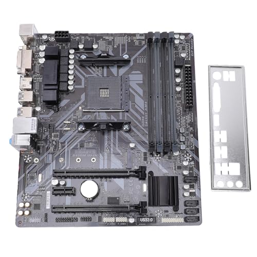 Funien B450M DS3H AM4 マザーボード、DDR4 128GB M.2 NVMe サポート、7 相デジタル電源付き Ryzen 第 1 ～ 5 世代 R3 R5 R7 R9 DIY PC ビルダー用 Funie80ygjqkx45