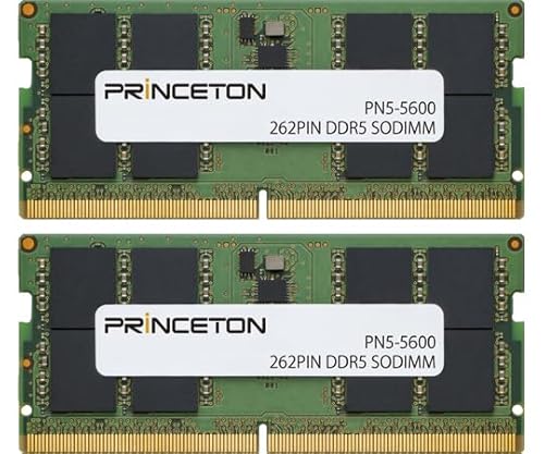 プリンストン ノート用DDR5-5600増設メモリー 8G2枚組 PN5-5600-8GX2