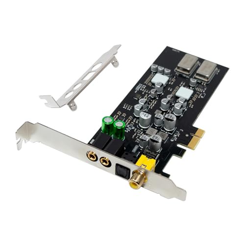 jklymm Fidelitys PCIe サウンドカードは 16 ビット 24 ビットサンプリングをサポート 光同軸接続によるステレオ PCM 出力 光同軸デジタルカード