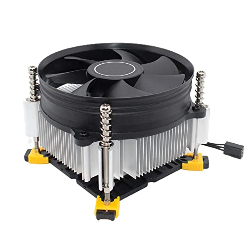 CPU ラジエーター 2000RPM 高風量低ミュートファン LGA 115X / 1200 / 1356 ソケットクーラー用