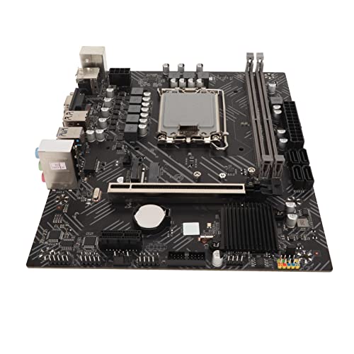 Cuifati Intel、LGA 1700ピンDDR4デスクトップコンピューターマザーボード用マザーボード、M.2コア12世代CPU、インテルH610チップセット用インターフェイス付き。 Cuifativh40mg2y59