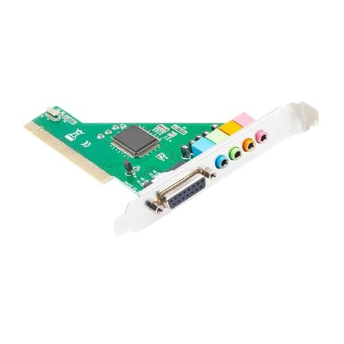 sodeber プロフェッショナル サウンドカード チャンネル 4.1 コンピュータ デスクトップ用 内部サウンド ステレオ サラウンド ゲーム用アクセサリー カード用