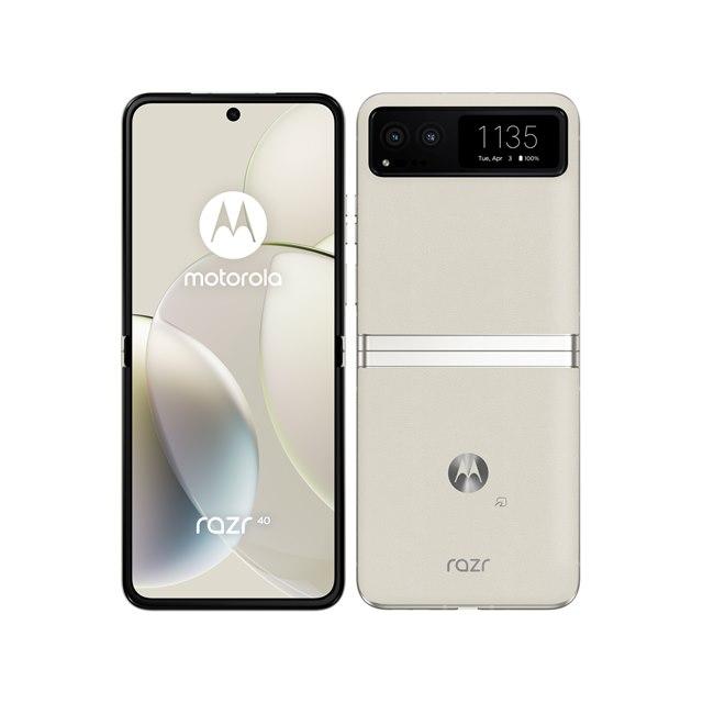 motorola razr 未開封 SIMフリーmotorola razr 40 8GB+256GB SIMフリー バニラクリーム androidS 折りたたみ式スマホ