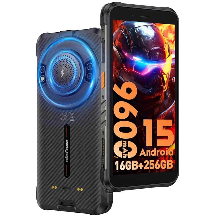 Ulefone RugKing 8+8GB 256GB スピーカー ミュージック スマートフォン 6インチ タフネス 4G スマートフォン 日本語+グーグルプレイ対応