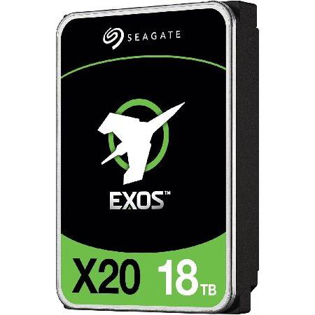 Seagate 並行輸入 Seagate Exos X20 SATA 512e 3.5インチ 18TB 内蔵 ハードディスク HDD CMR 6Gb/s 256MB 7200rpm エンタープライズ 正規代理店品 ST18000NM003D