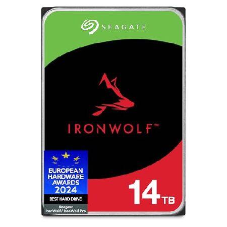 Seagate IronWolf Pro 14TB NAS Internal Hard Drive HDD - CMR 3.5 Inch SATA 6Gb/s 256MB Cache for RAID Network Attached Storage, Data Recovery _並行輸入 ストレージ SATA 14TB 6GB