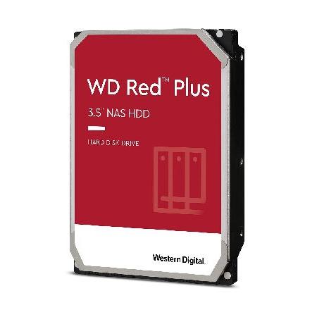 WD Red 【並行輸入品】 Western Digital 12TB WD Red Plus NAS Internal Hard Drive HDD - 5400 RPM, SATA 6 Gb/s, CMR, 256 MB Cache, 3.5" - WD120EFAX
