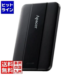 Apacer アペイサー AC237 USB3.2 Gen1 ポータブルHDD 2TB ブラック AP2TBAC237B-1