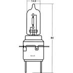 14-1330 スタンレー STANLEY ハロゲンバルブ SH7J T15 24V70W 1個入り JP店