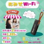 【おみせWi-Fi】端末＋100GB／365日プラン 送料無料 契約返却不要 即日発送 高速＆安定 簡単設定 すぐに利用 軽量 特典付き 1年保証