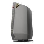Buffalo Wi-Fiルーター BUFFALO Wi-Fi 6(11ax)対応 トライバンド 2401+2401+573Mbps AirStation チタニウムグレー WSR-5400XE6【KK9N0D18P】