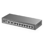 【並行輸入品】 Binardat 10ポート ギガビットイーサネットスイッチ 8ポート 100/1000Mbps 2ギガビットアップリンク Vlan対応 メタルケース