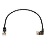 【並行輸入品】 SinLoon 90度 Cat8 イーサネットケーブル 高速 40Gbps 2000Mhz ネットワークコード 金メッキプラグ付き SFTPワイヤー CAT8 RJ45コネクタ