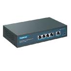 【並行輸入品】 YuanLey 5ポートギガビットPoEスイッチ 4ポートPoE+ 1000Mbps、802.3af/at 78W電源内蔵、ファンレスメタル非マネージドプラグアンドプレイ