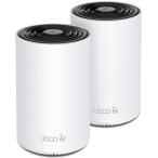 Deco TP-Link ティーピーリンク Wi-Fi 6E対応 AIメッシュ 2402+2402+574Mbps 6GHz対応トライバンド 3年保証 Deco XE75 2P