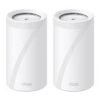 Deco TP-Link BE22000 トライバンドメッシュWi-Fi 7ルーター(2パック) 11520+8640+1376Mbps 10Gigaポート×2 IPoE IPv6 3年保証 Deco BE85 2Pack 返品種別B