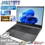 Pasoul ノートパソコン 新品パソコン CPU Intel ノートPC Intel Pentium Gold 15インチ 12GB 500GB