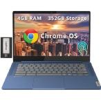 Lenovo IdeaPad Slim 3 Chromebook, 14" FHD Touchscreen, MediaTek Kompanio 520 Processor, 4GB LPDDR4X