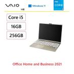 VAIO バイオ ノートパソコン VAIO F16サテンゴールド Core-i5/16GB VAIO ノートPC 16インチ 256GB 16GB