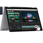 日本HP HP OmniBook X Flip 16" 2K Touchscreen 2-in-1 Copilot+ Laptop, AMD
