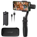 ZHIYUN ジウン スマートフォン・タブレット SMOOTH 4 [Black] 3軸スマートフォンスタビライザー（ブラック） スマートフォン スマホ タブレット