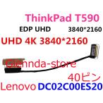 Lenovo Thinkpad T590 P53S T15 P15S 4K UHD 01YT325 40ピン 対応修理交換用 液晶パネルゲーブル