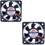 CPUクーラー 空冷 CPUファン USBファン 小型ファン スリーブベアリング 修理交換用 6025 12V-DC CPU冷却ファン2PCS 静音 2 ピン ブラシレス6cm