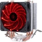 CPU専用サイドフロー型 修理交換 静音【C92R】CPU冷却ファ92mm赤いLED 4ピン