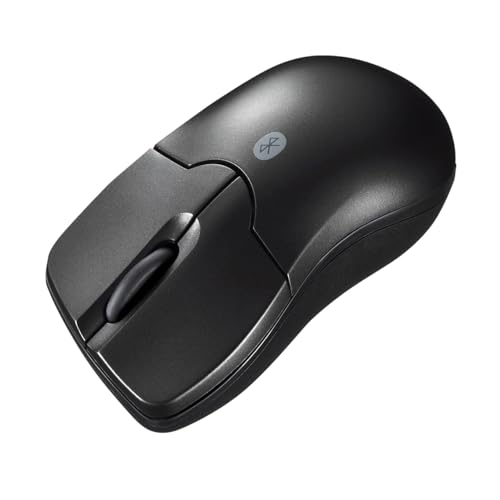エレコム 【中古】（非常に良い）サンワサプライ Bluetooth3.0 ブルーLEDマウス ブラック MA-BTBL27BK