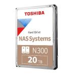 TOSHIBA 並行輸入 東芝 N300 20TB NAS 3.5インチ 内蔵ハードドライブ - CMR SATA 6 GB/s 7200 RPM 512 MB キャッシュ - HDWG62AXZSTA