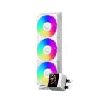 PCCOOLER 水冷CPUクーラー 120mmファンx3 ［LGA115X/1200/1700/1851・AM4/AM5］ DC360-ARGB-WH