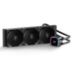 Ocypus Iota L36 CPUクーラー 水冷、デジタルディスプレイ、360MM AIO 簡易水冷CPUクーラー、効率的な冷却ポンプ、AR