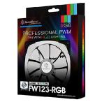 【並行輸入品】 SilverStone Technology PWM 120mm RGBファン デュアルボールベアリングとLED18個付き 明るさ向上(SST-FW123-RGB)