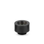 Thermal Grizzly DeltaMate Extender MF10 Black 接続パーツ 水冷パーツ G1/4 フィッティング コネクター 継手 [TG-DM-FIT-0006]