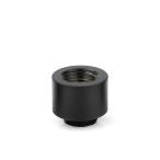 Thermal Grizzly DeltaMate Extender MF14 Black 接続パーツ 水冷パーツ G1/4 フィッティング コネクター 継手 [TG-DM-FIT-0007]