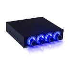 【並行輸入品】 KingWin Four Channel Turn Knob Multi-Fan Cooling Controller FPX-001