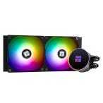 Thermalright Frozen Magic 240 Black ARGB V2液体CPUクーラー、240mm冷却列サイズ、ダブル120mm PWM ARGBファン、AMD/AM4/AM5,Intel LGA1150/1151/1200/2011/17