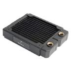 【平行輸入品】Dracaena 120mmコンピューターラジエーターCPUヒートシンク用銅水冷クーラー-液体熱交換器デュアルG1/4ポー