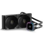【並行輸入品】 Ocypus Iota L24 CPUクーラー 水冷、デジタルディスプレイ、240MM AIO 簡易水冷CPUクーラー、効率的な冷却ポンプ、ARGB照明コントロール、120MM