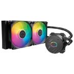 【並行輸入品】 Cooler Master MasterLiquid 240L Core ARGB LGA1700 / AM5対応 240mmラジエーター搭載 簡易水冷 CPUクーラー MLW-D24M-A18PZ-R1 FN1927