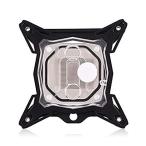 インテル 【並行輸入品】 Diyeeni ユニバーサルCPUウォーターブロック 50x50mm 銅ベース 0.3mm ミニチュア CPUウォータークーラー Intel 775