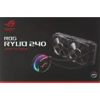 【並行輸入品】 ASUS オールインワン型水冷ユニット CPUクーラー ROG RYUO 240 / color OLED/Aura Sync RGB / 120mm口径 240mmサイズ ラジエーターファン BLACK