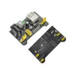 MB102ブレッドボード電源モジュール 3.3V 5V切替 USB DC入力 Arduino対応 電源供給モジュール 電子工作用