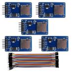 【並行輸入品】 Micro SDカードモジュール ミニTFカード 読み取りライトセンサー SPIインターフェース付き Arduino Raspberry